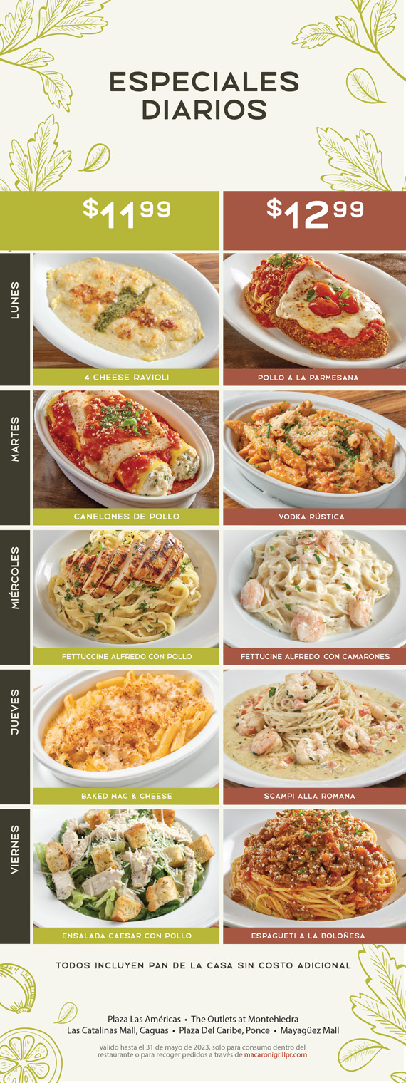 Men Romano s Macaroni Grill